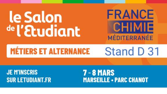 France Chimie Méditerranée participe au Salon des Métiers et de l'Alternance à Marseille !